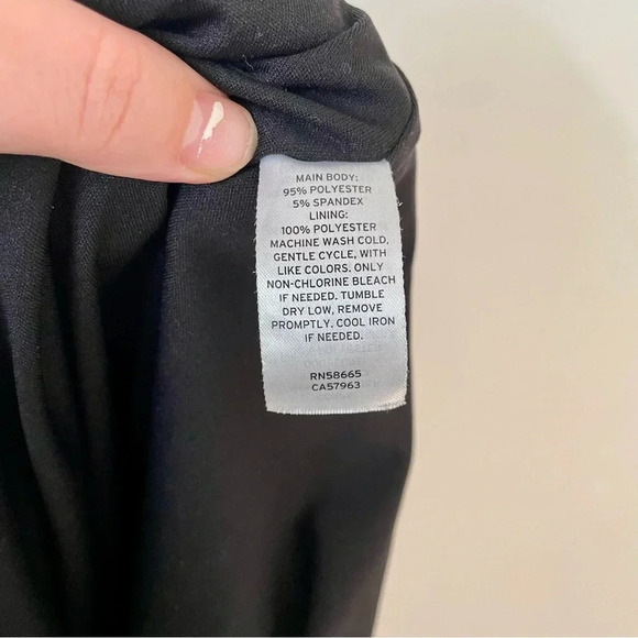 Revolve BP Ruched Mesh Mini Dress Black Plus Size - Picture 9 of 9